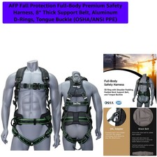 Fall Protection Full-Body Safety Harness, 310lbs Capacity, Ultimate Comfort ...