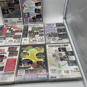 Sega Saturn Game Lot 10 Games In Total All Discs Great Shape! Boxes Have Wear!