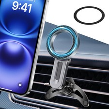 360 Rotation Magnetic Air Vent Car Phone Mount Dashboard MagSafe Phone Holder