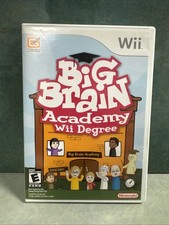 Big Brain Academy Wii Degree Nintendo 2007 CIB Complete Game / Case / Inserts