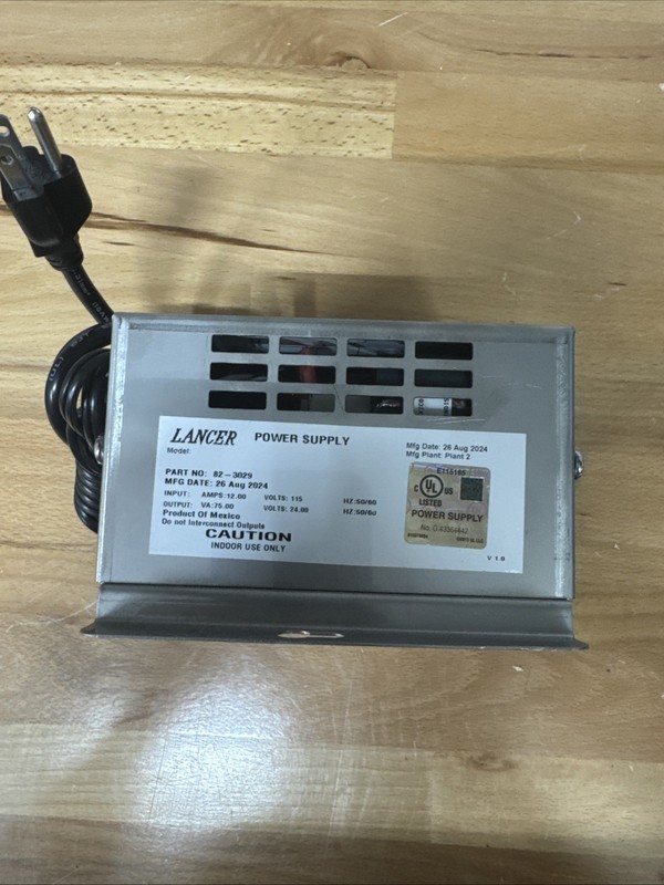 Lancer Power Supply,Resetabl,120/24V,75Va 82-3029-SP - Genuine