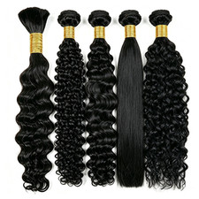 100 Human Hair 22 Inch Brazilian Hair Deep Body Wave Natural Black 100g/PACK