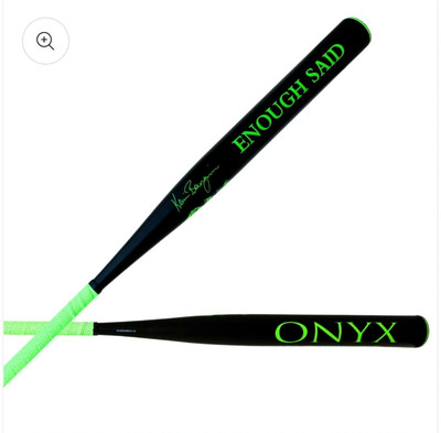 2025 Onyx Enough Said Kevin Bourgeois Senior Slowpitch Softball Bat 25oz   