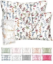 2pcs Silk Pillowcase - Mulberry Silk Pillow Case with Hidden Zipper Soft Smooth