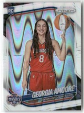 2025 Panini Prizm WNBA #140 Georgia Amoore White Seismic Prizms