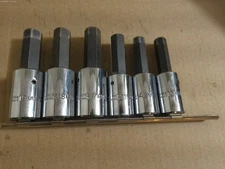 Stanley Proto 5441-SM 1/2" Drive Metric Hex Bit Set, 6PC 19 18 17 15 14 13 mm