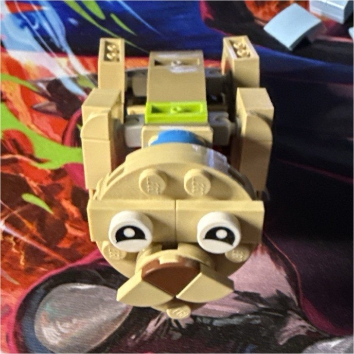 LEGO lotto mattoncini multicolore animali e zoo set incompleto parz costruito