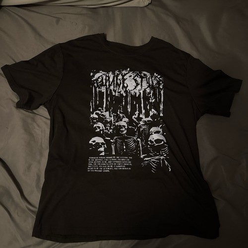 Romwe Mens Grunge Graphic Tee