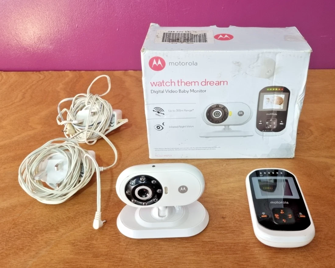 Motorola MBP18 Digital Video Baby Monitor Camera & Parent Unit Night Vision
Opens in a new window or