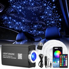 500 Auto KFZ RGBW LED Sternenhimmel Licht 3M Glasfaser Lichtfaser Deckenleuchte