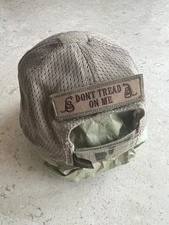 Tactical Woodland Camouflage Baseball Style Hat with Removable Patches by Condor