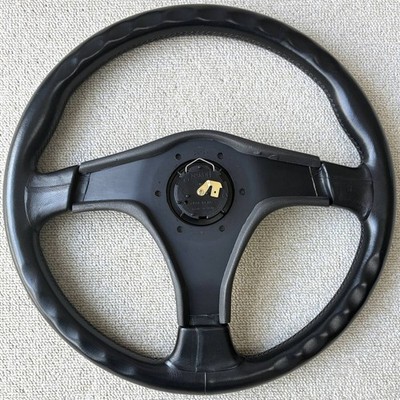 NARDI GARA 3 Type 4 365mm Steering Wheel Black Leather w/ TRD Horn