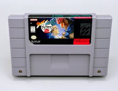 Street Fighter Alpha 2 (Super Nintendo SNES) Cartridge Only - Tested