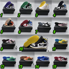 Best Handcrafted 3D Mini Sneaker Keychain Shoes Keyring with Box/Bag Sneakers