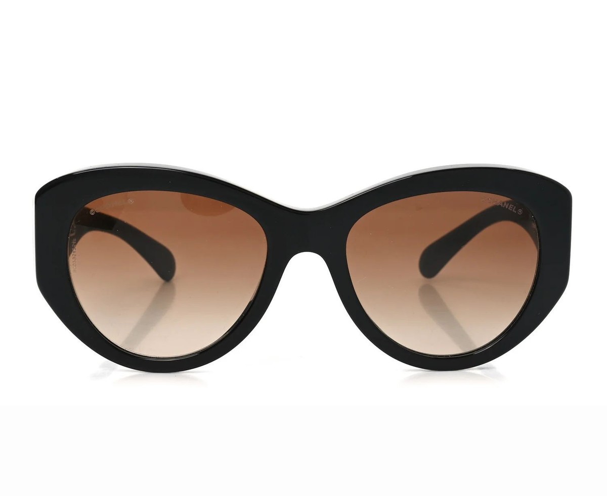 Chanel CH5492A C622-S5 Black Cat Eye w Gold 