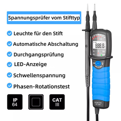 AC/DC spannungsmessgeräte 690V phase Rotation Digital LCD Spannungs Phasenprüfer