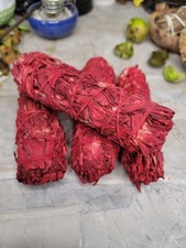 White sage  dragons blood smudge stick - 4"