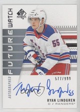 2019-20 SP Authentic Future Watch Rookies 577/999 Ryan Lindgren #171 Auto 05cr