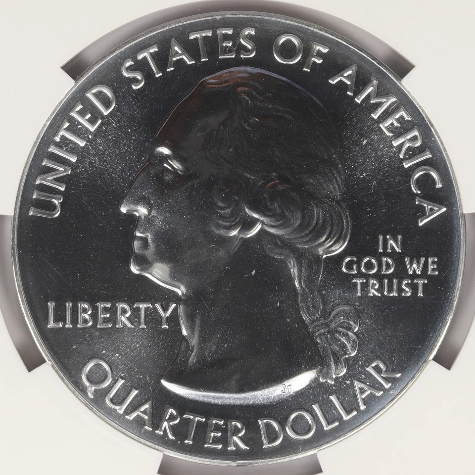 2014 Great Sand Dunes ATB 5 oz Silver Quarter 25c NGC MS69 DPL - Image 4 of 4