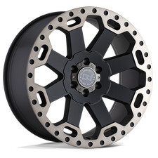 18X8 Black Rhino WARLORD BLACK Wheels 5X127 Set of 4