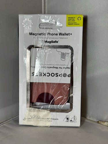 PopSockets Magnetic Phone Wallet with Grip and MagSafe, Magnetic Adapter - 第 1/3 張圖片