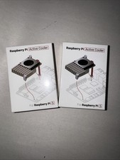 lot of 2 raspberry pi 5 active coolers