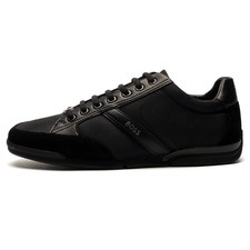 Hugo Boss Saturn Mens Desinger Trainers Casual Premium Fashion Sneakers Black