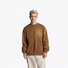 Men's Crew Neck Sweater Casual Knitted Pullover Warm Sweaters