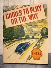VTG Shell Union Oil Corp Games To Play On The Way Booklet 1939 Family Car Trips