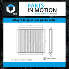Image of Pollen / Cabin Filter ADBP250072 Blue Print 10193400 10289138 30005704 Quality