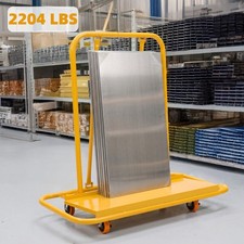 2204lbs Plasterboard Trolley Drywall Cart 1000kg Handling Sheetrock Sheet Panel