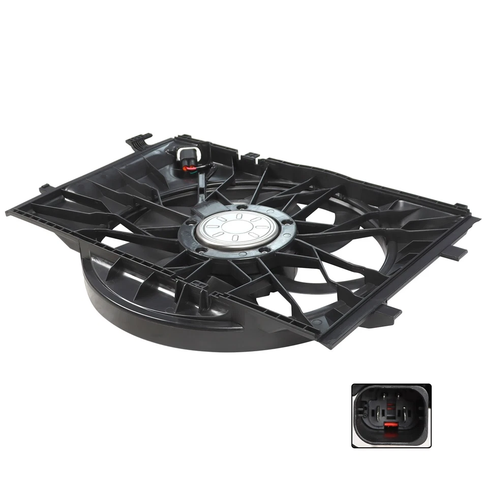 Radiator Cooling Fan Assembly 600W FOR Mercedes-Benz C-Class 2001-09 2035000293 — 第 4/4 张图片