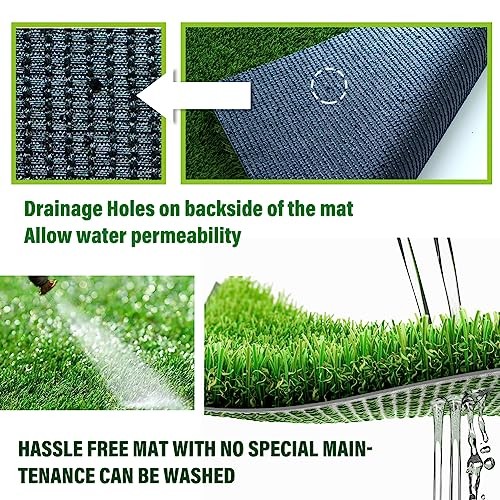 Artificial Grass Turf Lawn, 1.49" Indoor Outdoor Garden Lawn 4 x 6 Feet - Picture 4 of 8