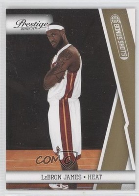 2010-11 Prestige Bonus Shots Gold 249/249 LeBron James #20 cj2