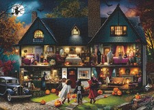 Haunted House Halloween 1000 Piece Jigsaw Puzzle for Adults