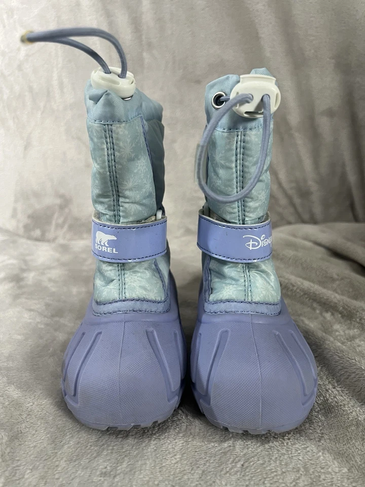 Disney x Sorel Juvenil 8 Talla Flurry Frozen Elsa Botas de Nieve Botas de Invierno Foto 2 de 4