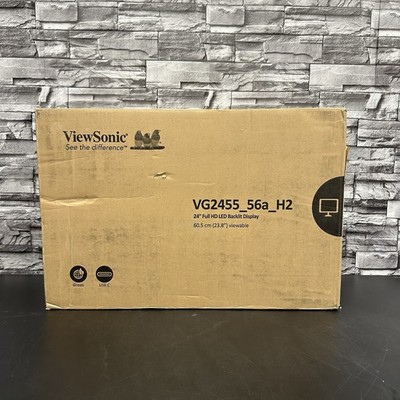 2x ViewSonic VG2455-56A-H2 24IN 1080P Dual Heads Only
