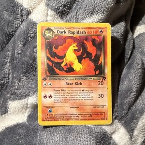 1995 dark rapidash pokemon card value The Pokémon Company Dark Rapidash Team Rocket Collectible Card main image 0