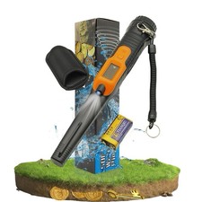 Fully Waterproof LCD Display Handheld Pinpointer Metal Detector with LED Flas...