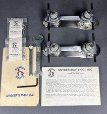 NOS Vintage DOUGLAS SNYDER Custom Figure Deluxe Roller Skate Plates 8 Imperial