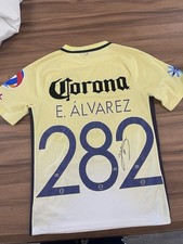 Edson Alvarez NIKE AMERICA CENTENARIO HOME SOCCER JERSEY SMALL  2016-17 Signed