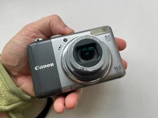 Canon PowerShot A2000 IS Digital Camera - Grey (TESTED) - with Box