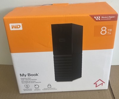 NEW Western Digital WD My Book 8TB Desktop HDD External Hard Drive FAST SHIP