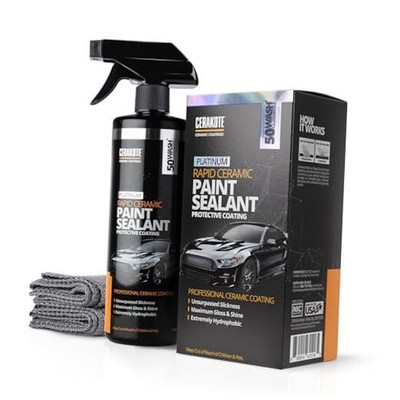  Platinum Rapid Ceramic Paint Sealant Spray - 14 oz. - 50 14 Fl Oz (Pack of 1)