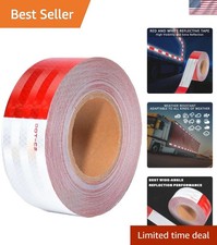 2 Inch X 160 Feet Dot-c2 Reflective Tape Red White Reflective Tape Outdoor Wa... 2 Inch X 160 Feet Dot-c2 Reflective Tape Red White Reflective Tape Outdoor Wa...