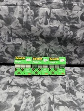 Scotch Magic Tape Transparent 0.75in X 300in 3 Rolls Each Lot of 3