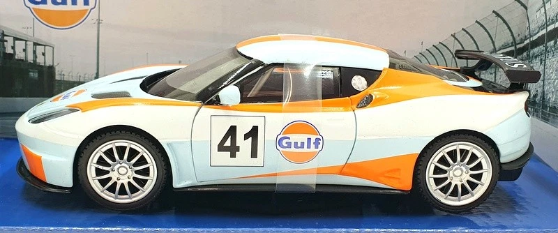 Motor Max 1/24 Scale Diecast 79660 - Lotus Evora GT4 - Gulf — 第 3/4 张图片
