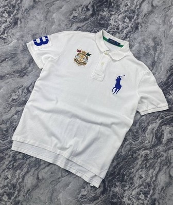 トップス Ralph Lauren Big Pony Rugby Shirt 90sY2K The RL Fleece Big Pony Rugby