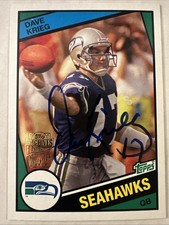 2013 Topps Archives - Fan Favorites Autographs Dave Krieg #FFA-DK (AU)