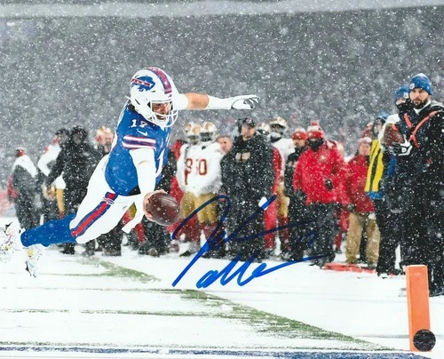 Josh Allen Signed Autographed Buffalo Bills 8x10 Photo COA/Matching Hologram